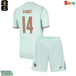 Frankrig Adrien Rabiot #14 Replika Babytøj Udebanesæt Børn VM 2026 Kortærmet (+ Korte bukser)